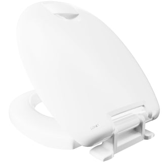 WC Sitz mit 5 cm Toilettensitzerhöhung: LUVETT C601 barrierefreier WC-Sitz weiss