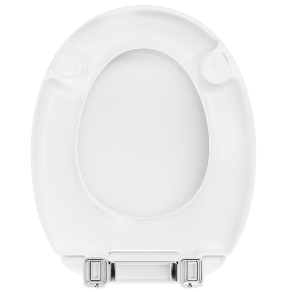 Barrierefreier WC-Sitz C602 "Senioren" mit 5 cm Sitzerhöhung und Absenkautomatik (ohne Griff)